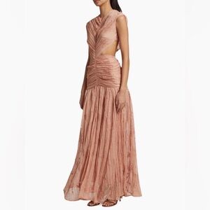 Sabina Musayev Tessa Embroidered Cutout Dress